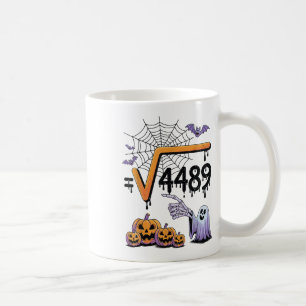 4489 Square Root 67 Math Teacher Halloween Costume Coffee Mug