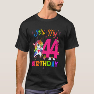 44 Years Old Unicorn It's My 44th Birthday Girl Pa T-Shirt