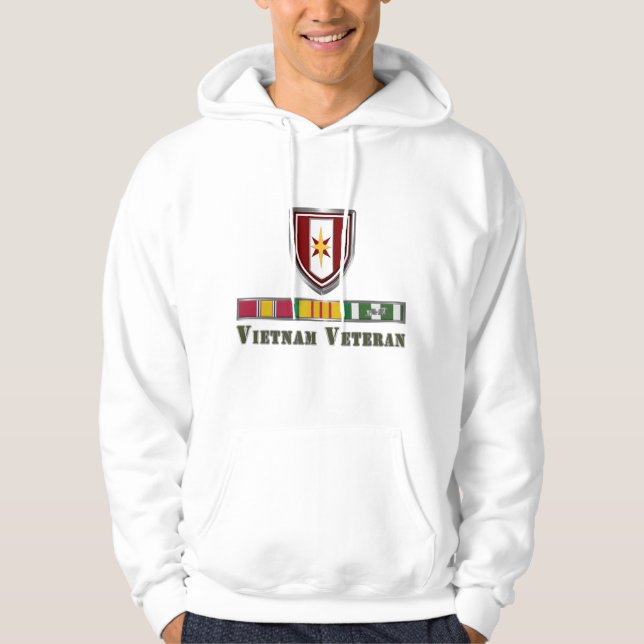 44e Brigade Médicale Vietnam Sweat - shirt à capuc (Devant)