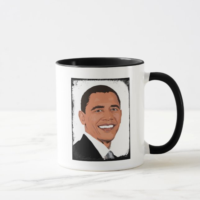 44ème Président Barack Obama Coffee Mug (Droite)