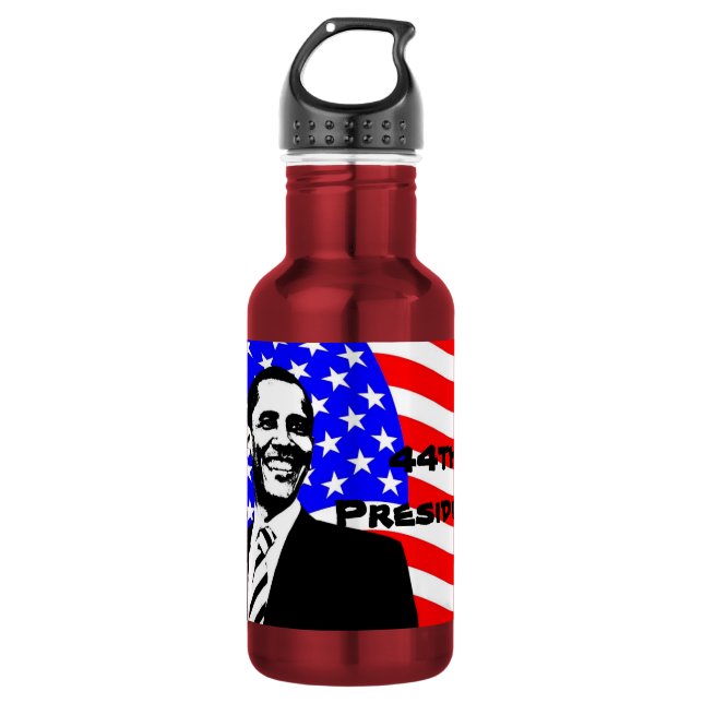 44ème Président, Barack Obama et la bouteille d'ea (Devant)