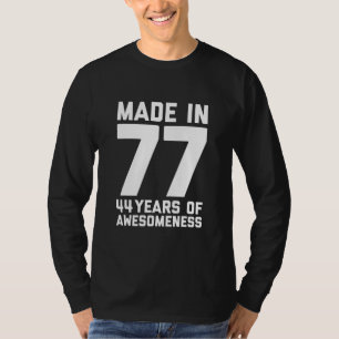 44th Birthday Gift for him Men Age 44 Year Old T-Shirt