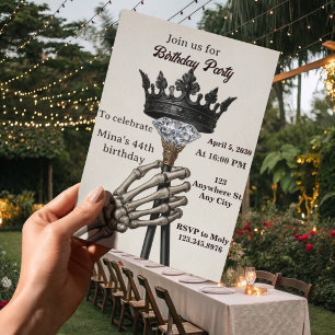 44th birthday invitation women