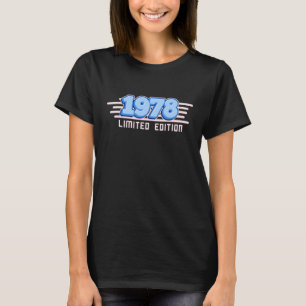 44th Birthday Ladies Mens 44 Years 1978  Gift 19 T-Shirt