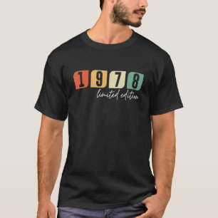 44th Birthday Ladies Mens 44 Years 1978 Gift 21 T-Shirt