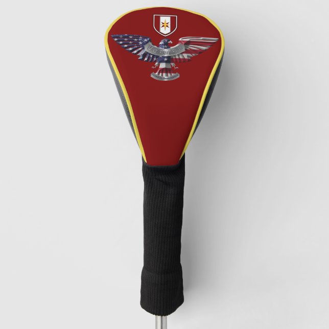 44th Medical Brigade Eagle Golf Head Cover (Front)