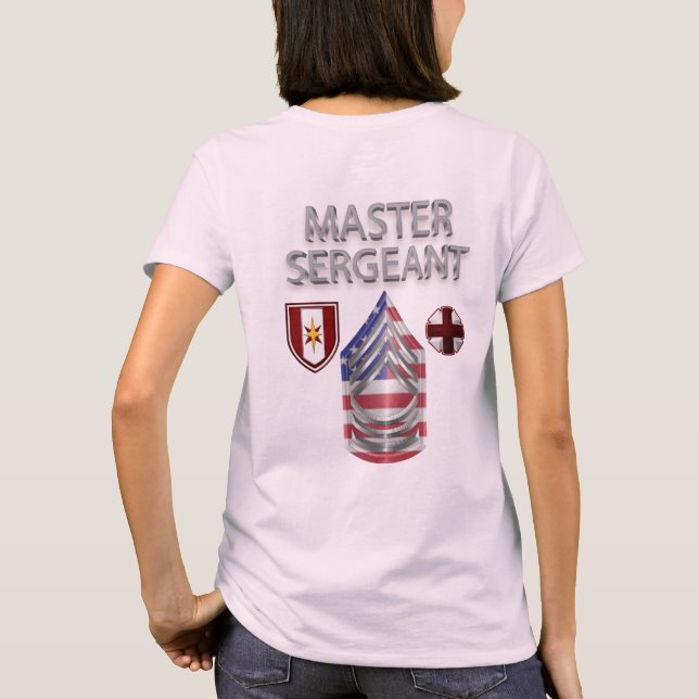 44th Medical Brigade Master Sergeant T-Shirt (Back)