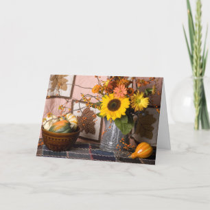4553 Carte d'anniversaire d'automne