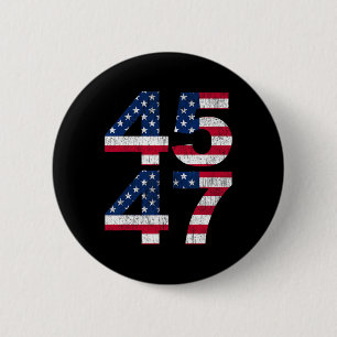45 47 2024 President Vintage 2 Inch Round Button