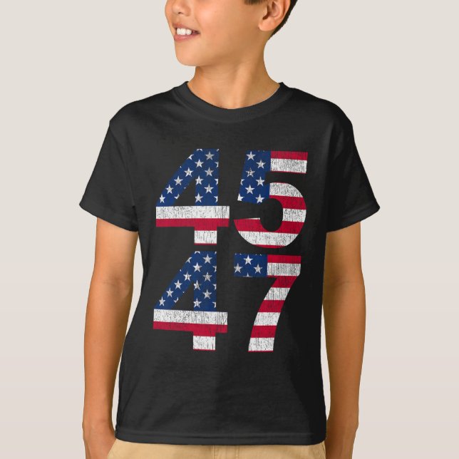 45 47 2024 President Vintage  T-Shirt (Front)