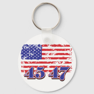45-47 President TRump Keychain