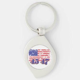 45-47 President TRump Keychain
