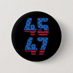 45 47 Trump 2024 Jesus Is My Saviour Trump Is My P 2 Inch Round Button
