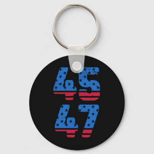 45 47 Trump 2024 Jesus Is My Saviour Trump Is My P Keychain