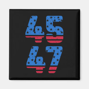 45 47 Trump 2024 Jesus Is My Saviour Trump Is My P Magnet