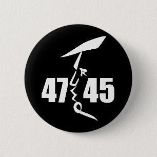 45 47 Trump 2 Inch Round Button
