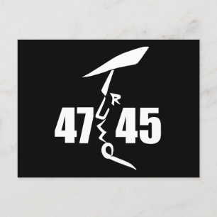 45 47 Trump  Postcard