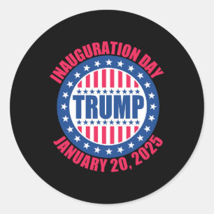 45 47 Usa 47th President Donald Trump Inauguration Classic Round Sticker