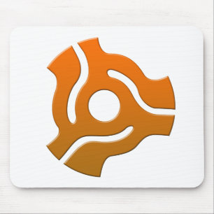 45 Adapter - Turntable Vinyl Record DJ Disc Jockey Mouse Pad