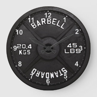 45 Barbell Clock