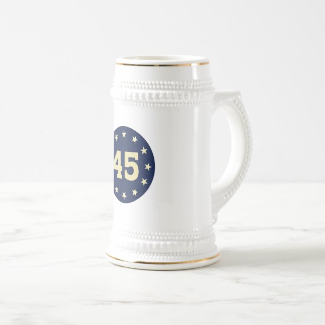 "45" BEER STEIN (Front Right)