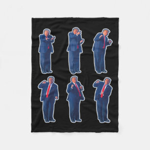 45 Dance Donald Trump 47th President Trump 1  Fleece Blanket