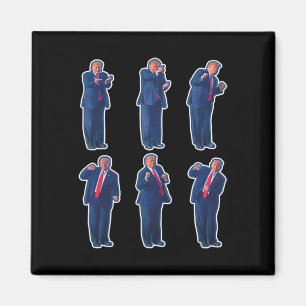 45 Dance Donald Trump 47th President Trump 1  Magnet