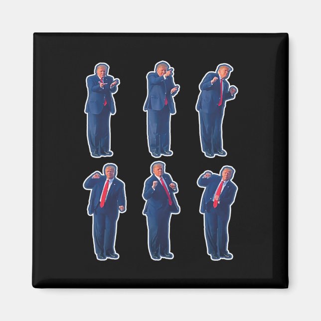 45 Dance Donald Trump 47th President Trump 1  Magnet (Front)