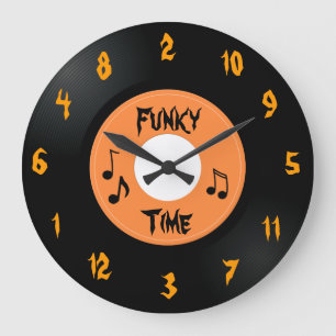 45 Enregistrement (Heure funky) - Horloge personna