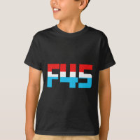 45! Funny Minimalist Anti-trump F45 Graphic 