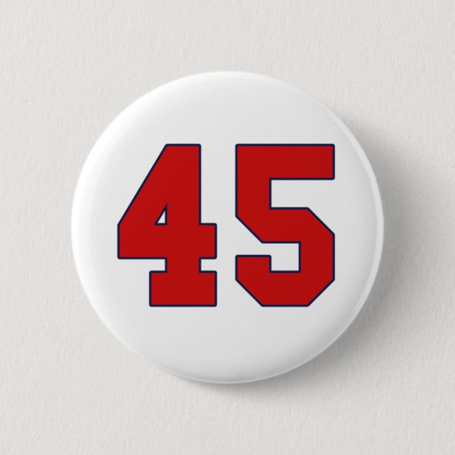 45 gift for many celebrations 2 inch round button (Front)