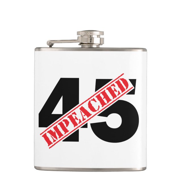 45 Impeached Hip Flask (Front)