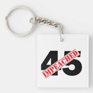 45 Impeached Keychain