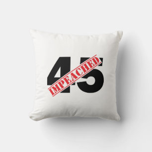 45 Impeached Throw Pillow