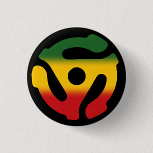 45 Insert Pin: Reggae Version 1 Inch Round Button