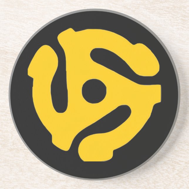45 RECORD ADAPTER COASTER (Front)