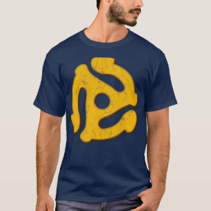 45 Record Adapter Distressed T-Shirt