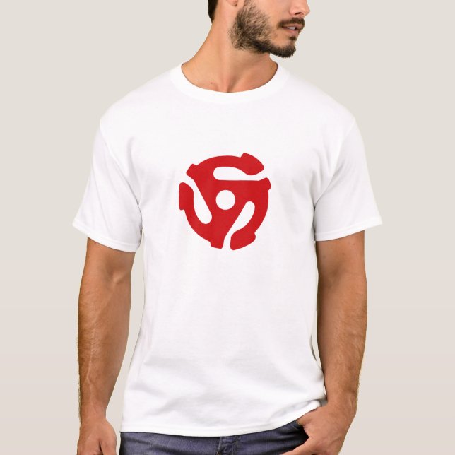 45 RECORD ADAPTOR t-shirt (Front)