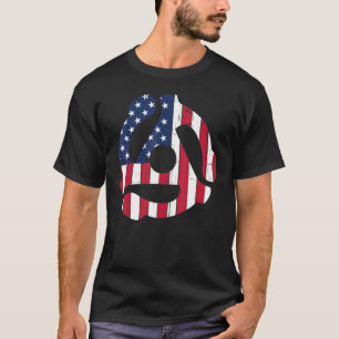 45 Recording Adapter American Flag July 4th T-Shirt