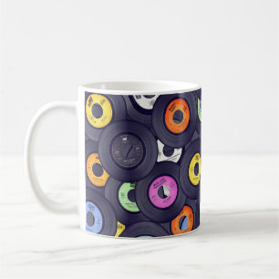 45 records coffee cup