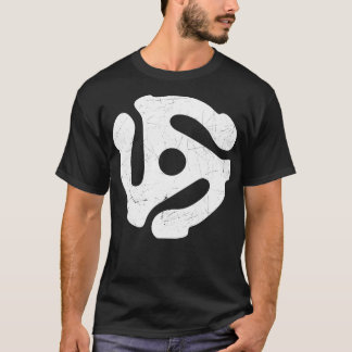 45 rpm adapter Grunge white T-Shirt