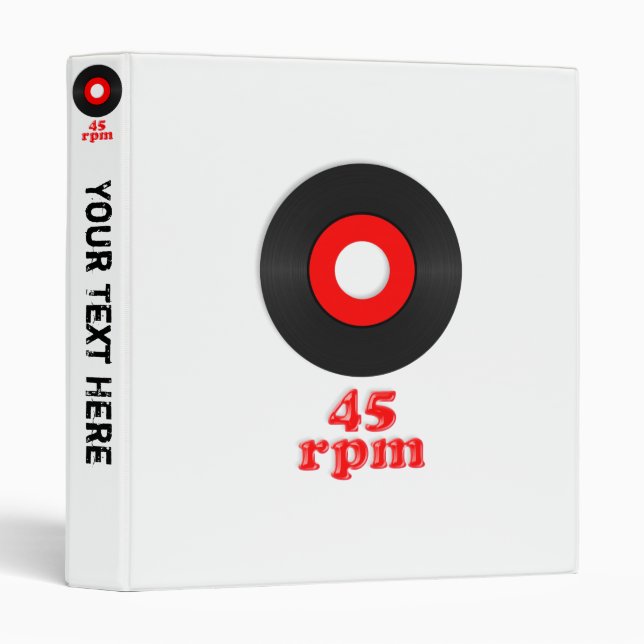 45 rpm Binder Template (Front/Spine)