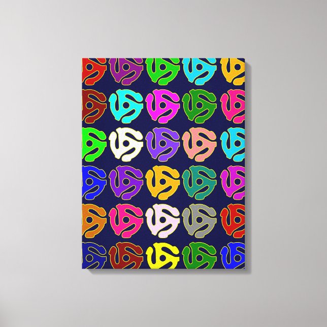 45 rpm Canvas Print (Front)