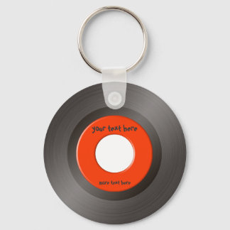 45 RPM Keychain
