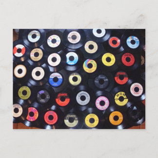 45 rpm postcard