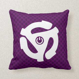 45 RPM Power Adapter Throw Pillow