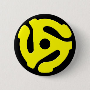 45 rpm record adapter 7 inch centre 2 inch round button