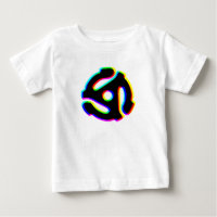45 RPM Record Adapter Baby T-Shirt