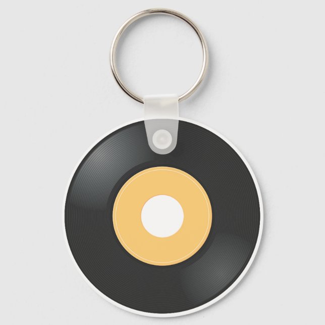 45 rpm Record Keychain (Front)