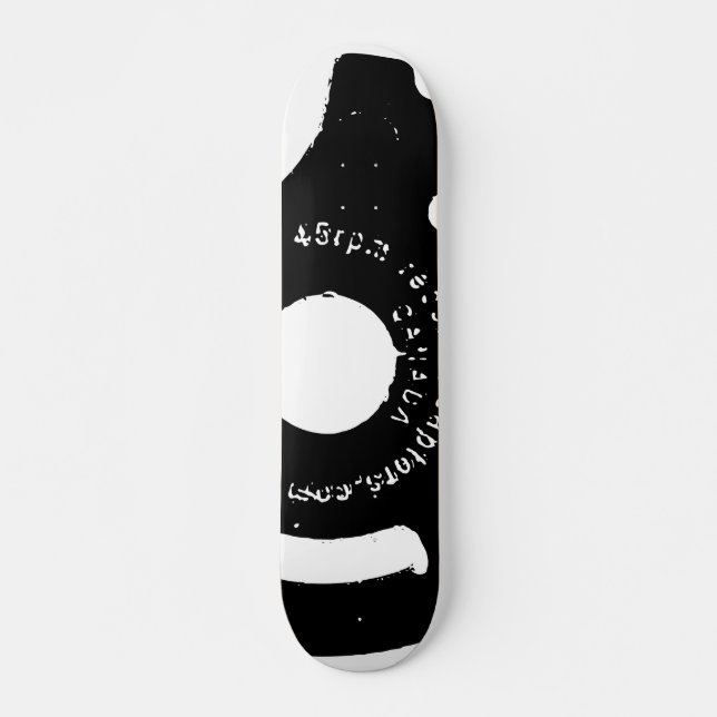 45 RPM Record Spacer Skateboard (Front)